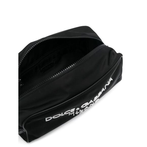 DOLCE & GABBANA Nylon Wash Bag Men BLACK Leather Goods - Picture 3 of 4